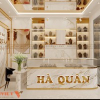 Mẫu thiết kế tiệm vàng Hà Quân